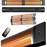 MirKraft Square 2800 watt Elektrikli ısıtıcı, IP45, Led G&ouml;sterge, Uzaktan Kumandalı Duvar Isıtıcısı (Square)