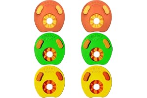 Swim Discs - 6 Pcs Foam Arm Bands | Adjustable Foam Arm Bands | Buoyancy Training Arim Float Set For Kids Age 3 To 12 Beginner Swim Practice And Pool Safety Float Equipment