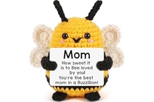 BFSYRR Emotional Support Potato, Emotional Support Gift, Emotional Support Plush Doll with Card, Funny Emotional Support Potato Gifts for Women Men, Cute Potato for Desk Accessories Decor (Bee)