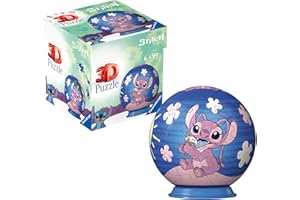 Ravensburger Disney Angel (Stitch) 54 Piece 3D Jigsaw Puzzle - Gifts for Girls Age 6 Years Up - No Glue Required