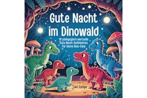 Gute Nacht im Dinowald: 10 pädagogisch wertvolle Gute Nacht Geschichten für kleine Dino-Fans