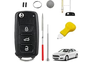 Nyckelfodral med 3 knappar för VW Golf Polo Tiguan Caddy UP T5 Skoda Tiguan