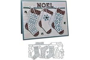 SZNILINDM Merry Christmas Stockings Metal Die Cuts,Animal Cat Hat Cutting Dies Cut Stencils DIY Scrapbooking Decorative Embossing Paper Scrapbooking Card Making
