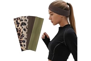 MOIUGULI Sport Stirnband Damen Sommer, Haarband Sport Damen, Atmungsaktives Stirnband, SchweißBand Stirn, Schweiß Weich rutschfest Elastisches Atmungsaktive Haarbänder Unisex Kosmetik Joggen Wandern Yoga