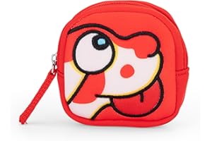 FRANCO COSIMO PANINI PIMPA - Portamonete Ufficiale Pimpa, con Pratica Chiusura a Zip e Moschettone, Ideale per Riporre Monete e Altri Piccoli Oggetti, Idea Regalo Bambini e Bambine, 7.5x8Hx3 cm