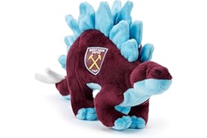 THE GIFT SCHOLARS West Ham FC Stegosaurus 30 cm Dinosaur Officially Licensed Football Soft Toy Plush For Adults And Kids