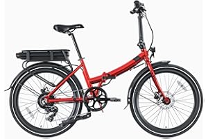LEGEND EBIKES Siena, Vélo Électrique Pliable Batterie Amovible 36V 13Ah, 25km/h, Velo Electrique Roues 24", 7 Vitesses, Velo Adulte Homme, Femme 250W, Vélos Électriques Freins Hydrauliques