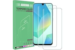 AOKUMA Samsung Galaxy A16 5G Verre Trempé, [Lot de 2] Verre Trempé Samsung A16 [0.26mm] [Extrêmement résistant aux rayures] [Haute définition][Facile à installer] protections d'écran