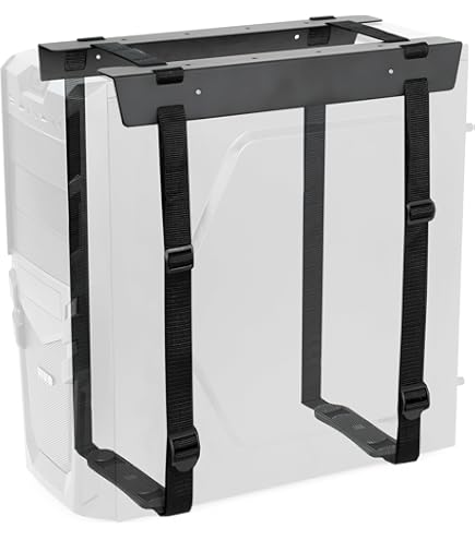 VIVO Onder-Desk PC verstelbare riem en stalen VIVO Onder-Desk PC verstelbare riem en stalen
