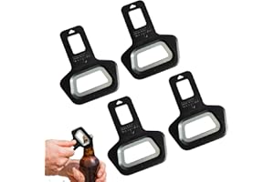 AONAYO 4 Stück Anschnaller Adapter,Gurtschloss,Gurtschloss Adapter,Gurtadapter Auto,Sicherheitsgurt Adapter,Auto Gurt Adapter,Autozubehör,Flaschenöffner,Universal-Autoclip Für Die Meisten Autos