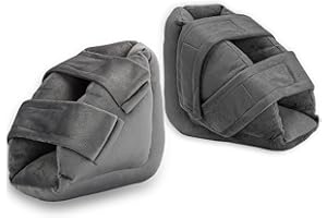 NIdreamCE Heel Protectors for Pressure Sores，Adjustable Foot Cushion Pillow to Relieve Pressure from Sores and Ulcers for Bedridden Patients Supplies (2)