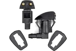 Click&Fit Buses de lave-glace avant compatibles avec Toyota Camry 2002-2006, Corolla 2003-2008, Prius 2001-2009, Toyota Sienna 2004-2010 - Pulvérisateurs d'essuie-glace Replases 8538144010