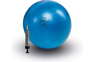 TONKEY ACTIVE LIFE - Palla Pilates SoffBall Maxafe - Fitball per Yoga, Fitness, Pilates, Fisioterapia e Riabilitazione - Accessori e Attrezzi per Allenamento a Casa e in Palestra
