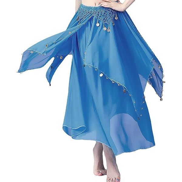 Foulard à Sequins Pour Hanches - Danse Du Ventre, Costume Halloween, écharpe Lombaire Argentée (140 Cm)