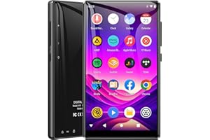 80GB Lettore MP3 Bluetooth, MECHEN MP4 Lettore Musicale Spotify, 5 Pollici 1080P IPS Schermo Tattile, Lettori MP3 Android WIFI, Compatibile Amazon Music, Youtube Music, Audible, Deezer