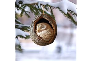 Changtai Weihnachten Acryl Tier Dekor Weihnachtsbaumschmuck 2D Anhänger Eule Waschbär Weihnachtsbaum Anhänger Weihnachtsdeko Saisonale Dekoration für Wohnzimmer Schlafzimmer gutschein Amazon