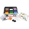 Pracht Creatives Hobby P60002-29501 Professional Box, Craft Kit with 126 Pixel, 24 Lockets with Chain, 5 Base Plates, 2 Magnets, Tweezers and 2 Stencil Books, Single, Multi-Coloured, Mittel