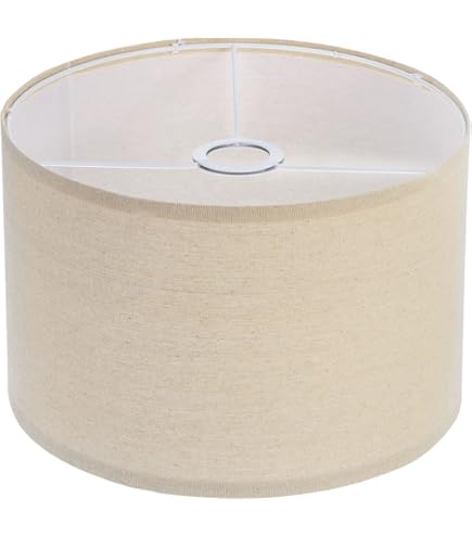 Lampenkap VELOURS cilinder 50-50-38 cm zwart-taupe