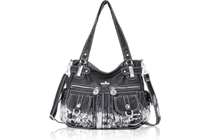 Angel Kiss Tasche Damen Handtasche weiches Taschen Schultertasche Henkeltaschen Umhängetaschen Tragetasche Tote Shopper Groß Hobo Tasche Viele Fächer tolle tasche für Frauen