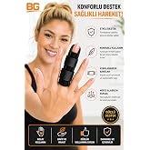 Parmak Ateli Ayarlanabilir Parmak Sabitleyici Atel Nefes Alabilen Parmak Koruyucu Aparat Finger Splint
