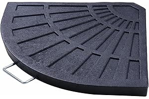 Greenfields Resin Parasol Base Weight - Outdoor Garden Patio Stand 14KG Weatherproof with Metal Handle | Ideal Cantilever and Banana Umbrella Versatile Sturdy Durable Cross baser