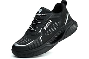 WUAYAMI Chaussures de Sécurité Hommes Femmes Légère Basket Securite Chaussures de Travail Confortable Antidérapante Respirantes