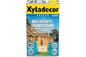 Xyladecor Holzschutz-Grundierung auf Lösemittelbasis, Farblose Imprägnierung speziell für Nadelhölzer, Farblos, 750 ml