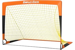 ‎DIMPLES EXCEL Dimples Excel Fussballtor Pop Up Fussballtore für Kinder Garten Fussball Tor Football Ball Tore