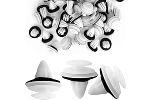 HREDZEO Rivetti in Plastica per Carrozzeria,50 Pcs Plastic Fastener Auto Clip per Rivestimento Auto con Design a Cuscino in Schiuma Clip di Fissaggio Auto per Auto Universali