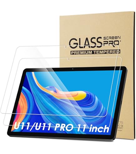 Film Protection Écran Verre Trempé 9H Pour Doogee U11/U11 Pro/Tab A9+/A9 Pro+ 11" - 2 Pièces, Anti-Rayures, Anti-Bulle - 6