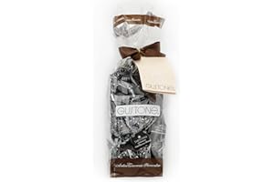 GUSTONE. Antica Torroneria Schokoladentrüffel 300g Geschenktüte | Tartufo dolce extranero (extra dunkel) | edle Trüffel-Pralinen aus Italien