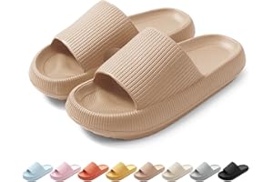 HEOAARG Chaussons pour Homme Femme Antidérapants Pantoufles de Douche Nuage Sliders à Séchage Rapide Soft Slippers Légèreté Tongs Sandales pour Intérieur Extérieur