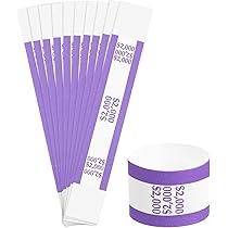 Uxcell Lot De 100 Bandes Autocollantes Pour Billets - Pour Organiser