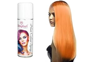 GLITZYGURL Hair Color Spray 125ml Loose (Fluo Orange)
