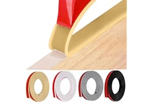 HeiPen U-Form Selbstklebend Möbelkantenband, 5 Meter Flexible TPE Faltbarer Kantenschutz Gummi für Schrankkanten, Abschlussleiste, Deckenkanten, Arbeitsplatten (18mm*5m, Kamel)