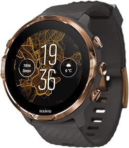 Suunto 7 Versatile Smartwatch con molte funzionalità e Wear OS by Google,  Grafite/Rame : Amazon.it: Elettronica