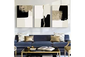 PYNVDD Poster su tela, arte moderna e minimalista astratta, set di poster bohémien, decorazione da parete geometrica - nessuna cornice (immagine-3,50x70cm*3)…