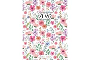 Agenda Settimanale 2026 A4: Grande Planner | 12 Mesi Gennaio–Dicembre | La Settimana su una doppia pagina | Pianificatore Italiano | Coordinatrice del Caos