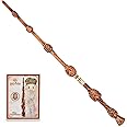 Wizarding World Harry Potter Authentic Albus Dumbledore Plastic Wand With Spell Card 12 Inch Toy For Children Aged 6 Years And Up Fan Merchandise - Brown