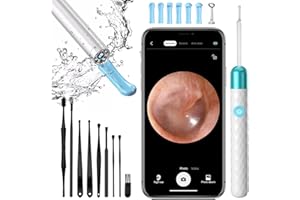 ‎JAYDEAR Ohrenschmalz Entferner Otoskop,Jaydear Wifi Ohr Kamera Endoskop,1080P Ultradünne HD Drahtlos Wasserdicht Ohrenspiegel für Baby Kinder Erwachsene,Ohr Reinigung für iPhone, iPad & Android, Weiß