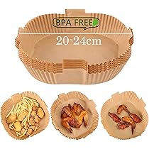 100 Stück Backpapier Für Heißluftfritteuse - 14x22 Cm BPA-frei & Hitzebeständig Bis 220°C