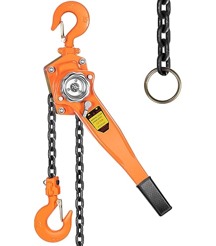 Steinberg Systems Hand Chain Hoist – 1000kg Capacity, 12m Lift, Manual Heavy Duty Block-461612