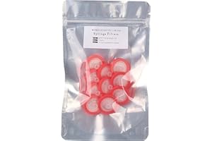 Biomed Scientifico - Filtri per siringa in PTFE 25 mm, diametro 0,45 um, non sterili, confezione da 10