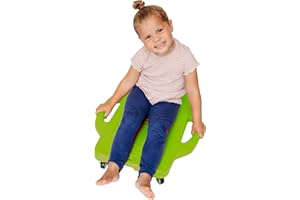 MagicMeadow Sensory Scooter Board | Autism Board for Motor Skills Enhancement, Autism Friendly, Toddler Scooter, Kids, 3+ Year Old, Kids Sensory | Green