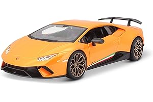 Bburago - Lamborghini Huracan Performante - Modelo de Coche Realista a Escala 1:24, Licencia Oficial Lamborghini, Edad Recomendada 3+ años
