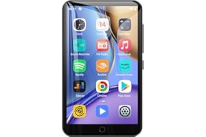 Lettore MP3 Bluetooth con WiFi, 4 Pollici 1080P Schermo Tattile Lettore Musicale, Oilsky 80GB Android 9.0 MTK 8-Core Lettori MP3 e MP4 Spotify, Lettore Audio Digitale Portatile con Play Store