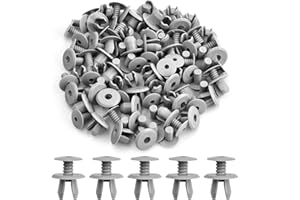 DRWOSM 50 Stück Auto Befestigungsclips Kunststoff Auto Türverkleidung Clips Innenverkleidung Verkleidung Clips Auto Spreiznieten Clips Für Passt VW Transporter Kofferraumauskleidung