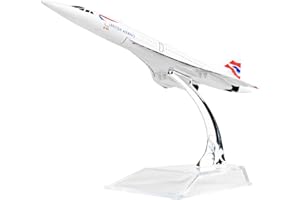LEX ES Diecast Plane 1:400 BRITISHF-BVFB Concorde Metal(16cm) Plane Model Office Decoration or Gift