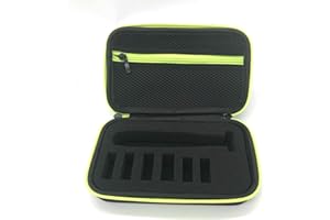 ZENUTA Hard Case pour Philips Shaver Case, Organisateur De Voyage Sac De Transport pour Philips OneBlade, Poche Filet, Incrustation en Mousse Robuste pour Une Meilleure Organisation