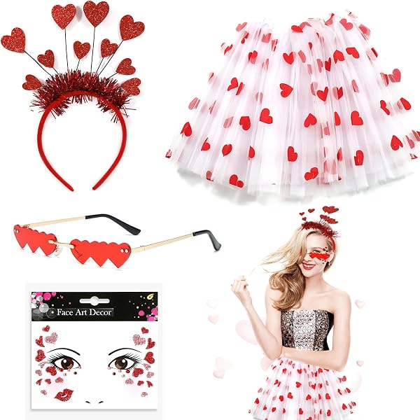 Costume Cupidon Pour Femme - Ailes Rouges 60x45 Cm, Arc Et Flèche, Serre-tête Cœur, Bas